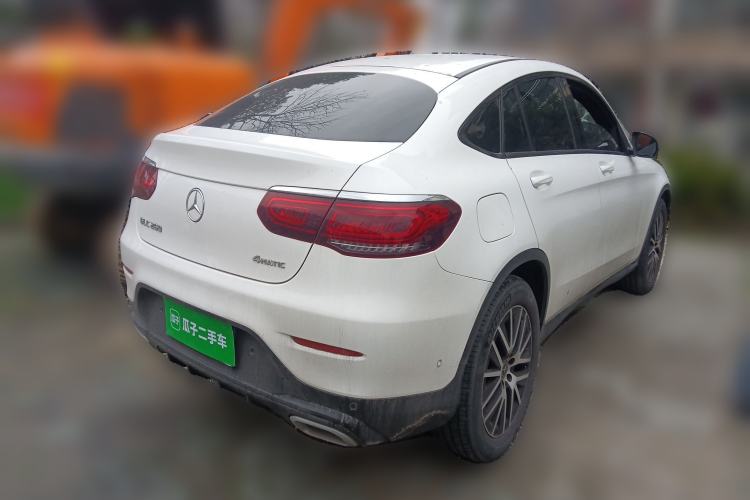 Used Mercedes-Benz GLC Coupe 2023 GLC 260 4MATIC Coupe SUV Rear Right 45 Deg