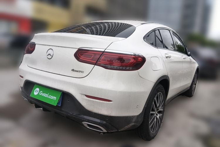 Used Mercedes-Benz GLC Coupe 2023 GLC 260 4MATIC Coupe SUV Rear Right 45 Deg