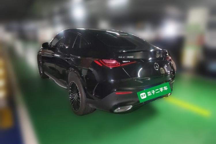 Used Mercedes-Benz GLC Coupe 2024 GLC 300 4MATIC Coupe SUV Rear Left 45 Deg