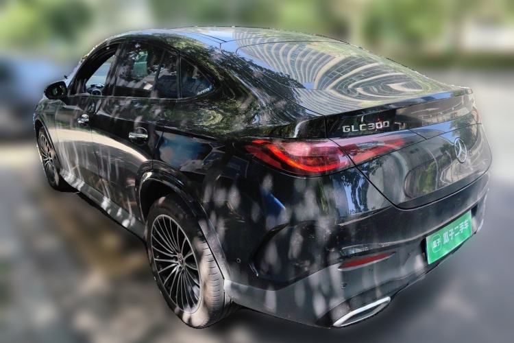 Used Mercedes-Benz GLC Coupe 2024 GLC 300 4MATIC Coupe SUV Rear Left 45 Deg