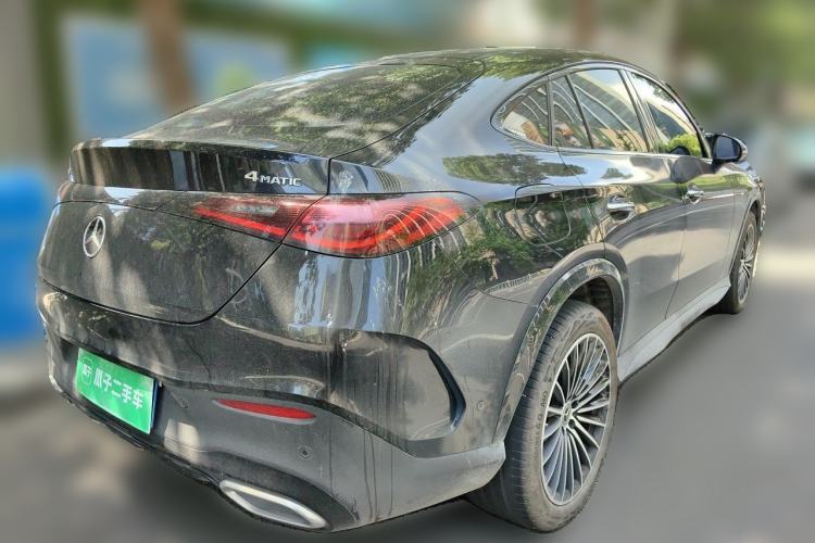 Used Mercedes-Benz GLC Coupe 2024 GLC 300 4MATIC Coupe SUV Rear Right 45 Deg