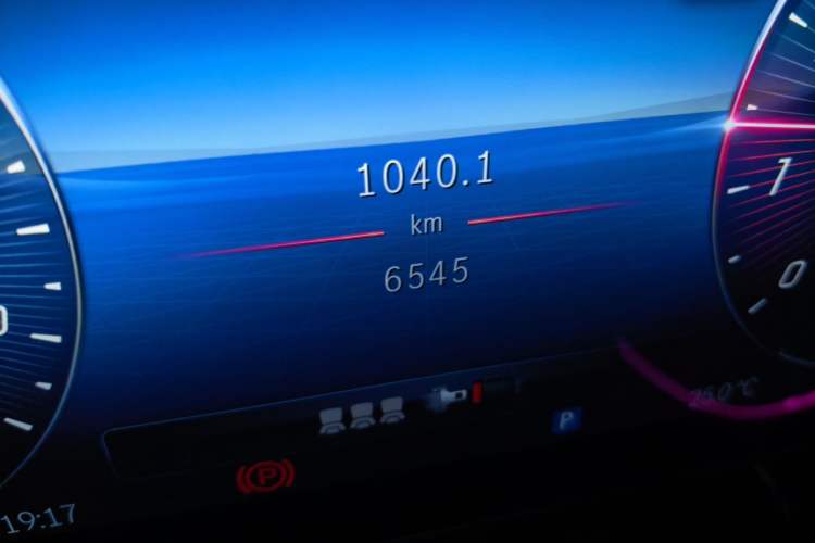 Used Mercedes-Benz GLC Coupe 2024 GLC 300 4MATIC Coupe SUV Odometer Close Up
