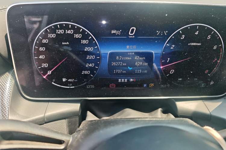 Used Mercedes-Benz GLC Coupe 2024 GLC 260 4MATIC Coupe SUV Odometer Close Up