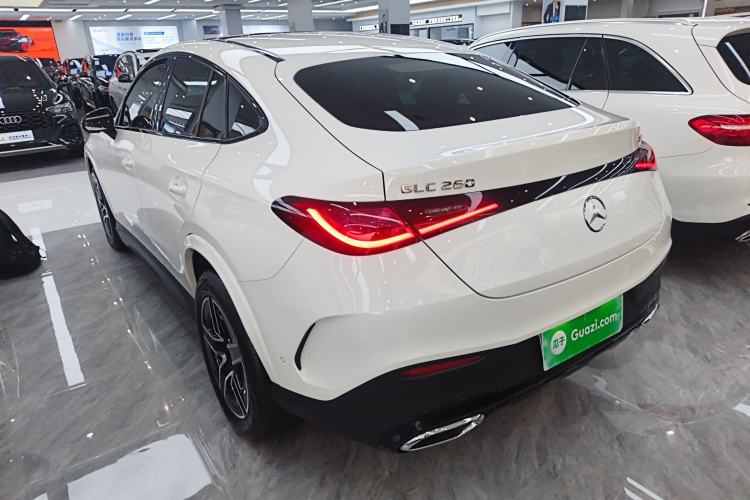 Used Mercedes-Benz GLC Coupe 2024 GLC 260 4MATIC Coupe SUV Rear Left 45 Deg