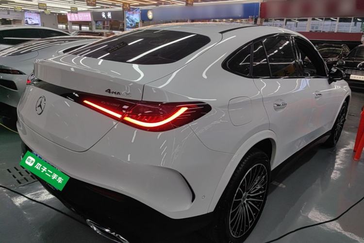Used Mercedes-Benz GLC Coupe 2024 GLC 300 4MATIC Coupe SUV Rear Right 45 Deg