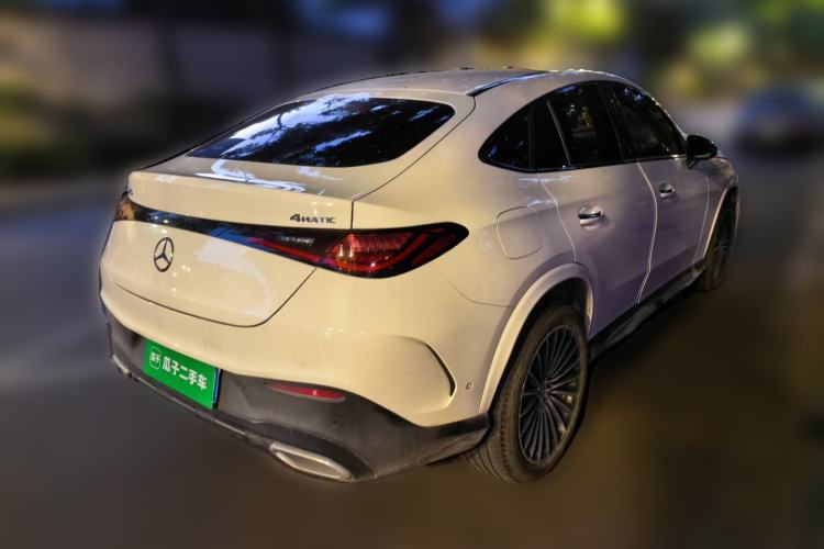 Used Mercedes-Benz GLC Coupe 2024 GLC 300 4MATIC Coupe SUV Rear Right 45 Deg