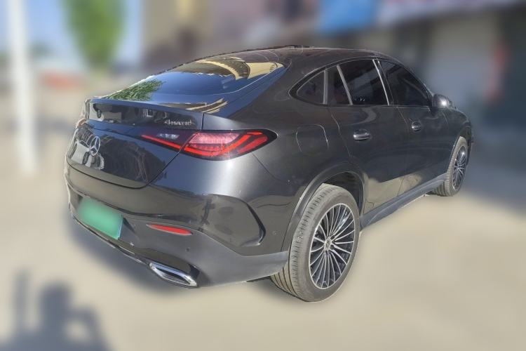 Used Mercedes-Benz GLC Coupe 2025 GLC 300 4MATIC Coupe SUV Rear Right 45 Deg