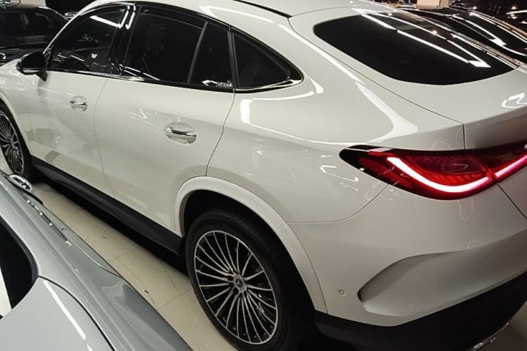 Used Mercedes-Benz GLC Coupe 2025 GLC 300 4MATIC Coupe SUV Rear Left 45 Deg