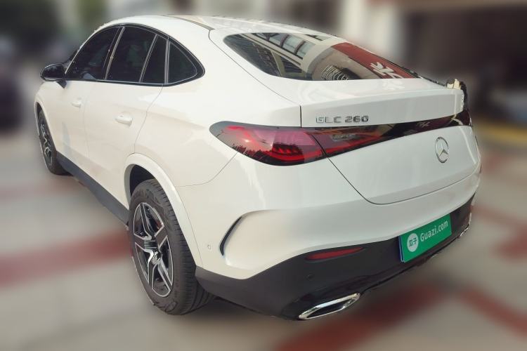 Used Mercedes-Benz GLC Coupe 2025-Year Restyled GLC 260 4MATIC Coupe SUV Rear Left 45 Deg