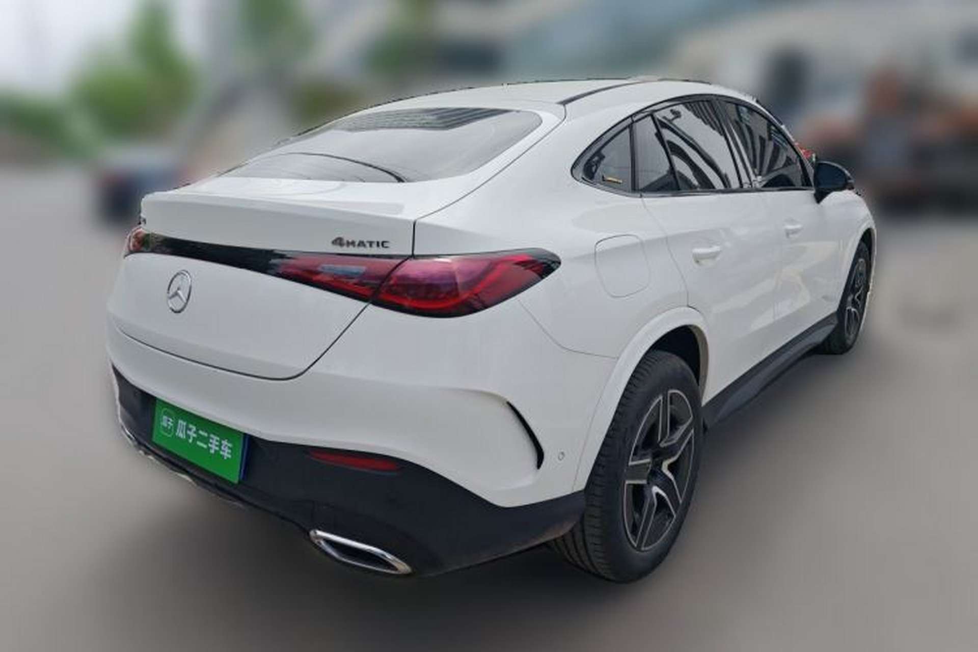Used Mercedes-Benz GLC Coupe 2025-Year Restyled GLC 260 4MATIC Coupe SUV Rear Right 45 Deg