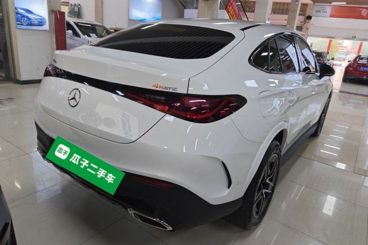 Used Mercedes-Benz GLC Coupe 2025-Year Restyled GLC 260 4MATIC Coupe SUV Rear Right 45 Deg