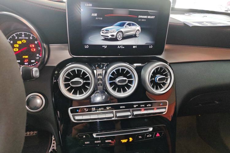 Used Mercedes-Benz GLC Coupe AMG 2017 AMG GLC 43 4MATIC Coupe SUV Audio And AC Panel