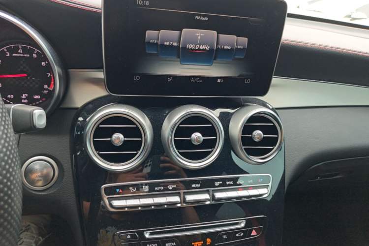 Used Mercedes-Benz GLC Coupe AMG 2017 AMG GLC 43 4MATIC Coupe SUV Audio And AC Panel