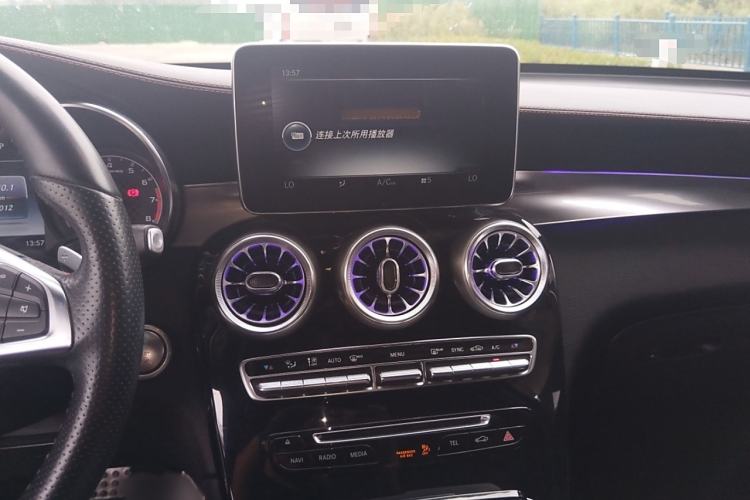 Used Mercedes-Benz GLC Coupe AMG 2017 AMG GLC 43 4MATIC Coupe SUV Audio And AC Panel