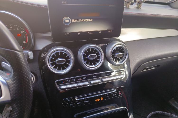 Used Mercedes-Benz GLC Coupe AMG 2017 AMG GLC 43 4MATIC Coupe SUV Audio And AC Panel