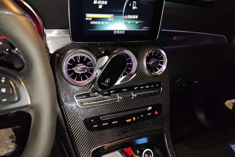 Used Mercedes-Benz GLC Coupe AMG 2017 AMG GLC 43 4MATIC Coupe SUV Audio And AC Panel