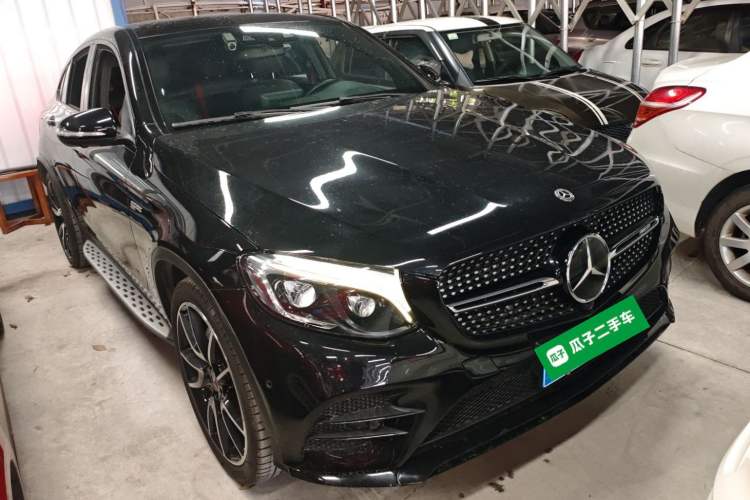 Used Mercedes-Benz GLC Coupe AMG 2017 AMG GLC 43 4MATIC Coupe SUV Front Right 45 Deg