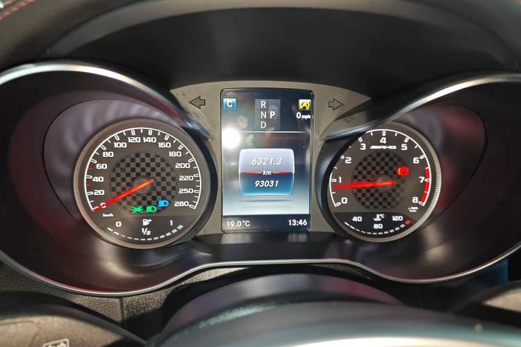 Used Mercedes-Benz GLC Coupe AMG 2017 AMG GLC 43 4MATIC Coupe SUV Instrument Cluster