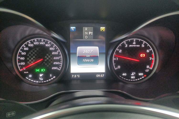 Used Mercedes-Benz GLC Coupe AMG 2017 AMG GLC 43 4MATIC Coupe SUV Instrument Cluster