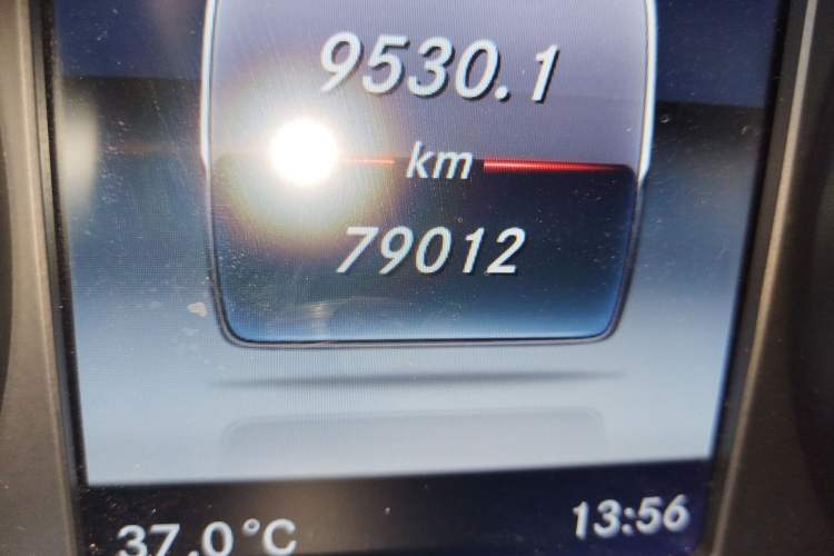 Used Mercedes-Benz GLC Coupe AMG 2017 AMG GLC 43 4MATIC Coupe SUV Odometer Close Up
