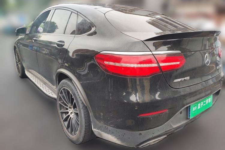 Used Mercedes-Benz GLC Coupe AMG 2017 AMG GLC 43 4MATIC Coupe SUV Rear Left 45 Deg