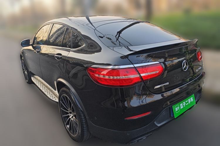 Used Mercedes-Benz GLC Coupe AMG 2017 AMG GLC 43 4MATIC Coupe SUV Rear Left 45 Deg
