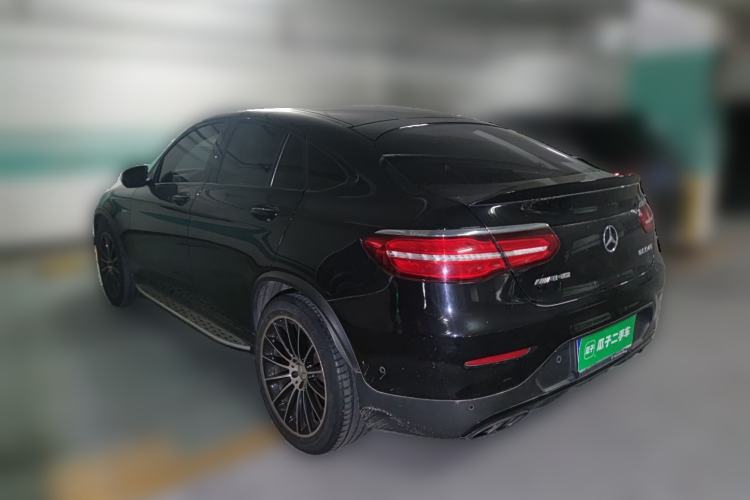 Used Mercedes-Benz GLC Coupe AMG 2017 AMG GLC 43 4MATIC Coupe SUV Rear Left 45 Deg