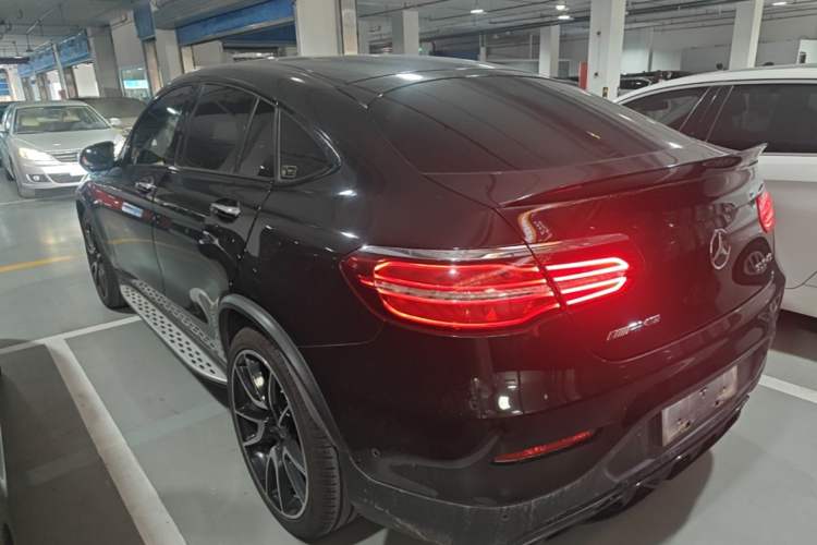 Used Mercedes-Benz GLC Coupe AMG 2017 AMG GLC 43 4MATIC Coupe SUV Rear Left 45 Deg