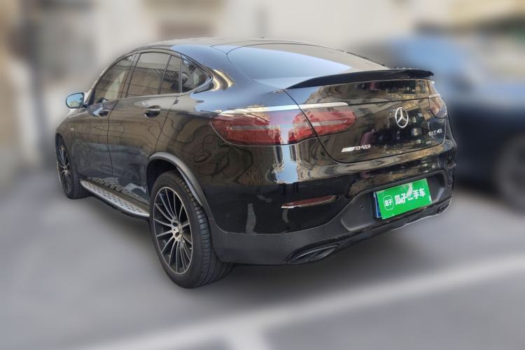 Used Mercedes-Benz GLC Coupe AMG 2017 AMG GLC 43 4MATIC Coupe SUV Rear Left 45 Deg