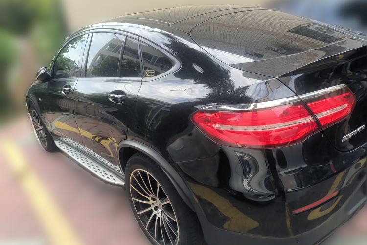 Used Mercedes-Benz GLC Coupe AMG 2017 AMG GLC 43 4MATIC Coupe SUV Rear Left 45 Deg