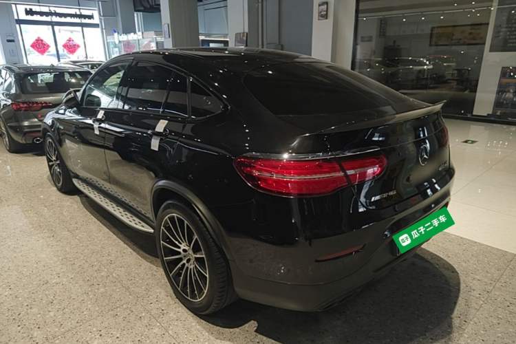 Used Mercedes-Benz GLC Coupe AMG 2017 AMG GLC 43 4MATIC Coupe SUV Rear Left 45 Deg