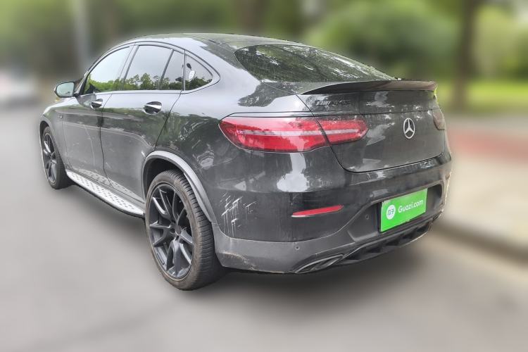 Used Mercedes-Benz GLC Coupe AMG 2017 AMG GLC 43 4MATIC Coupe SUV Rear Left 45 Deg