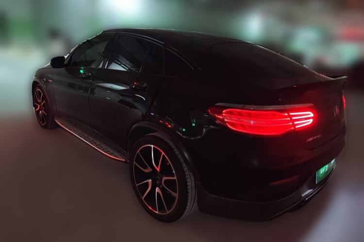 Used Mercedes-Benz GLC Coupe AMG 2017 AMG GLC 43 4MATIC Coupe SUV Rear Left 45 Deg