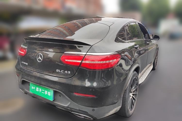 Used Mercedes-Benz GLC Coupe AMG 2017 AMG GLC 43 4MATIC Coupe SUV Rear Right 45 Deg