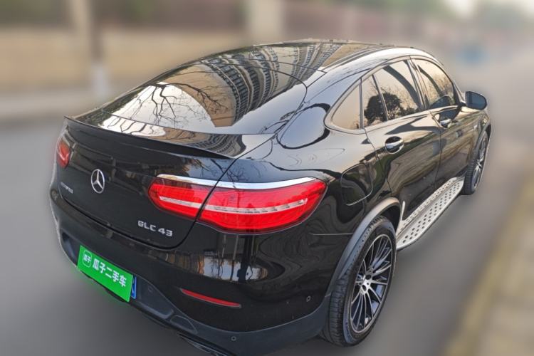 Used Mercedes-Benz GLC Coupe AMG 2017 AMG GLC 43 4MATIC Coupe SUV Rear Right 45 Deg
