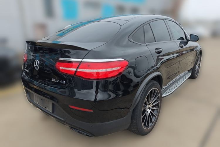 Used Mercedes-Benz GLC Coupe AMG 2017 AMG GLC 43 4MATIC Coupe SUV Rear Right 45 Deg
