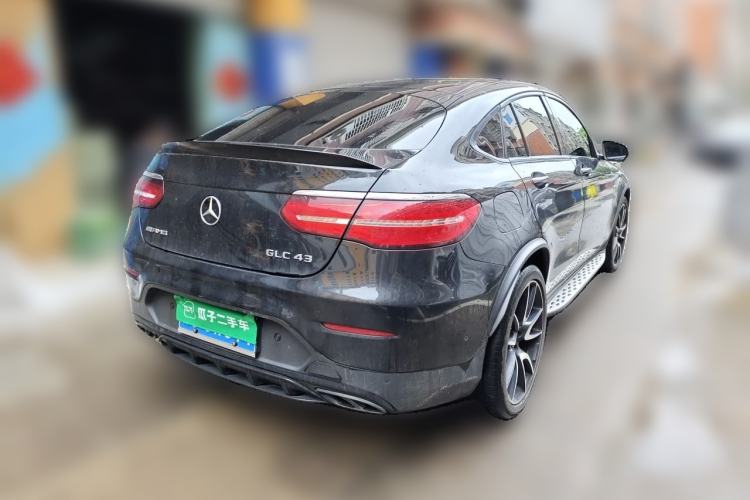 Used Mercedes-Benz GLC Coupe AMG 2017 AMG GLC 43 4MATIC Coupe SUV Special Edition Rear Right 45 Deg