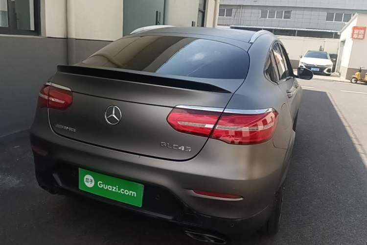Used Mercedes-Benz GLC Coupe AMG 2017 AMG GLC 43 4MATIC Coupe SUV Rear Right 45 Deg