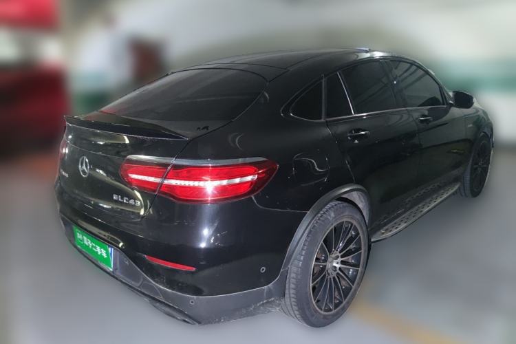 Used Mercedes-Benz GLC Coupe AMG 2017 AMG GLC 43 4MATIC Coupe SUV Rear Right 45 Deg