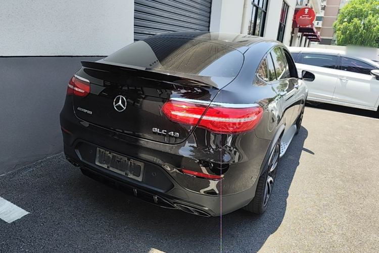 Used Mercedes-Benz GLC Coupe AMG 2017 AMG GLC 43 4MATIC Coupe SUV Rear Right 45 Deg