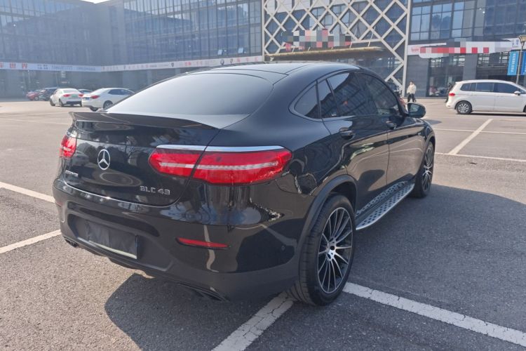 Used Mercedes-Benz GLC Coupe AMG 2017 AMG GLC 43 4MATIC Coupe SUV Rear Right 45 Deg