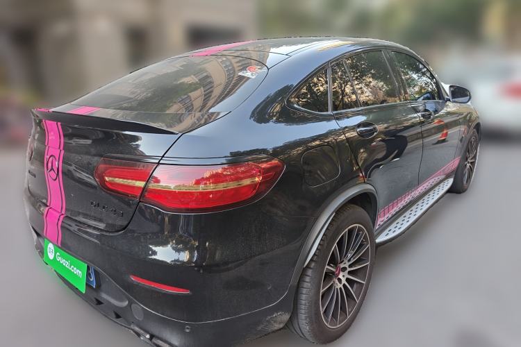 Used Mercedes-Benz GLC Coupe AMG 2017 AMG GLC 43 4MATIC Coupe SUV Rear Right 45 Deg