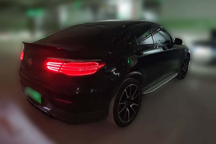 Used Mercedes-Benz GLC Coupe AMG 2017 AMG GLC 43 4MATIC Coupe SUV Rear Right 45 Deg