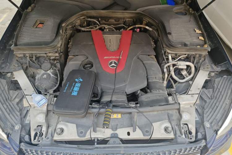 Used Mercedes-Benz GLC Coupe AMG 2017 AMG GLC 43 4MATIC Coupe SUV Engine Bay