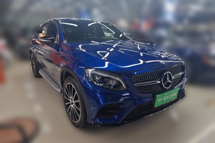 Used Mercedes-Benz GLC Coupe AMG 2017 AMG GLC 43 4MATIC Coupe SUV Front Right 45 Deg