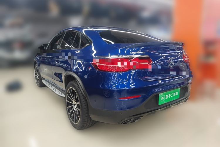 Used Mercedes-Benz GLC Coupe AMG 2017 AMG GLC 43 4MATIC Coupe SUV Rear Left 45 Deg