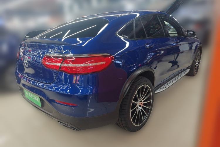 Used Mercedes-Benz GLC Coupe AMG 2017 AMG GLC 43 4MATIC Coupe SUV Rear Right 45 Deg