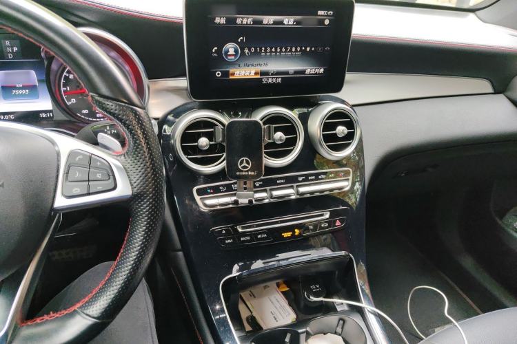 Used Mercedes-Benz GLC Coupe AMG 2017 AMG GLC 43 4MATIC Coupe SUV Special Edition Audio And AC Panel