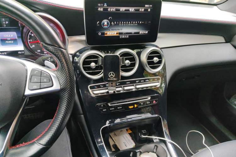 Used Mercedes-Benz GLC Coupe AMG 2017 AMG GLC 43 4MATIC Coupe SUV Special Edition Audio And AC Panel