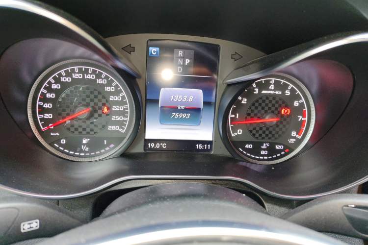 Used Mercedes-Benz GLC Coupe AMG 2017 AMG GLC 43 4MATIC Coupe SUV Special Edition Instrument Cluster